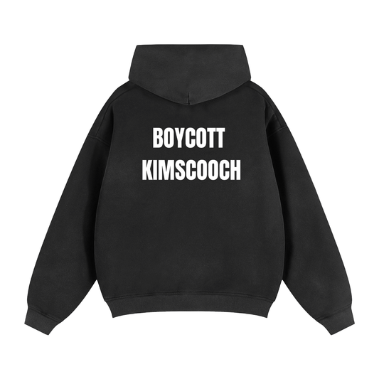 Sunfade Two-way Zipper Boxy Fleece Hoodie